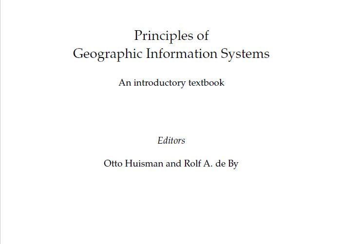 principles of geographic information systems an introductory textbook